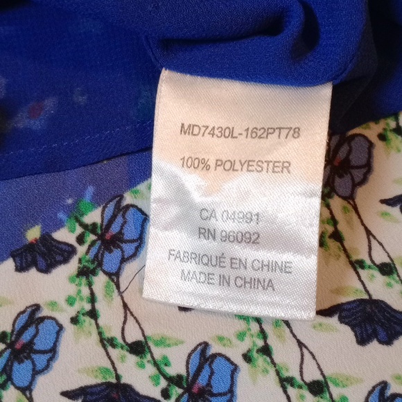 Floral Halter Dress by Fleur Bleu, Size 4 - Picture 8 of 9